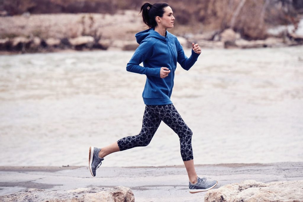 woman running