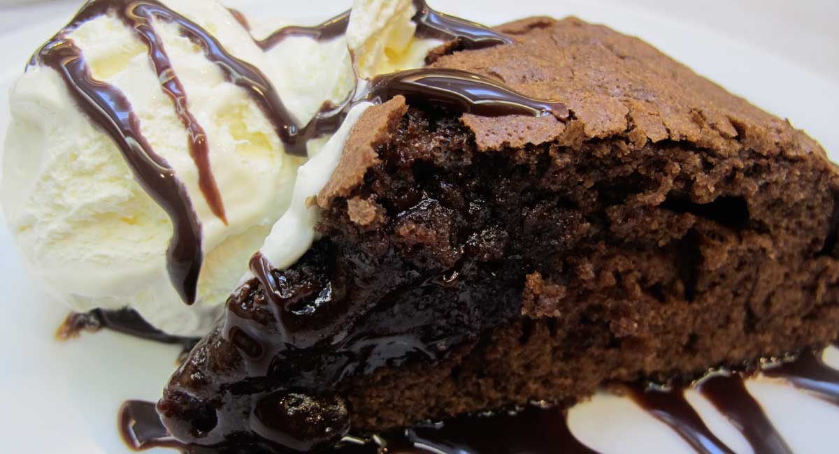 Brownie con extra chocolate