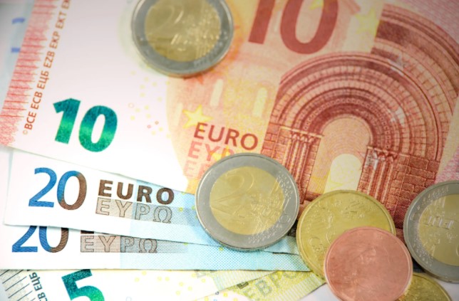 billetes y euros