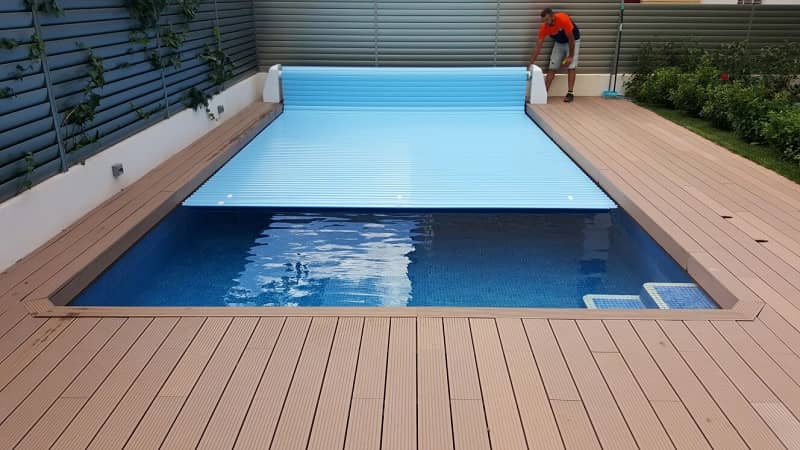 cubierta para piscinas