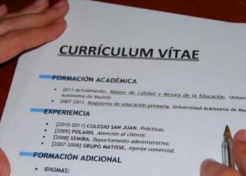 como rellenar un cv