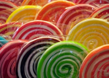 piruletas de colores
