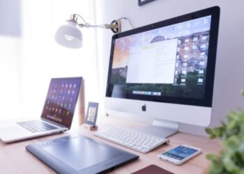 Setup con mac, portatil y tablet
