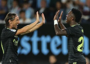Fútbol: Modric mueve los hilos en la victoria del Real Madrid ante el Celta de Vigo