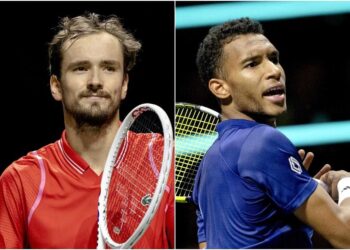 Tenis: Perfect Medvedev acaba con la defensa del título de Auger-Aliassime en Róterdam
