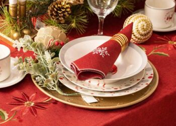 Aprende a decorar una mesa para Navidad