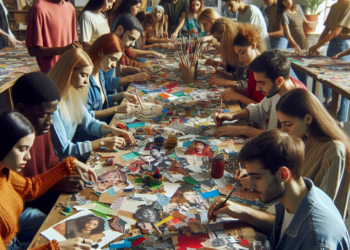 Descubre el mundo de los Collages en los Talleres de Creación Artística para Jóvenes de Mindchangers
