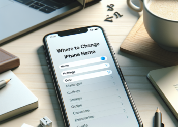 Guía Paso a Paso: Dónde y Cómo Cambiar el Nombre de tu iPhone de Manera Fácil