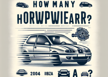 ¿Cuántos caballos tiene un SEAT Ibiza del 2004?