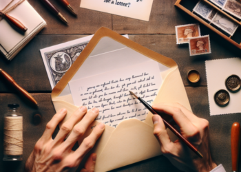¿Cómo se llena el sobre de una carta?