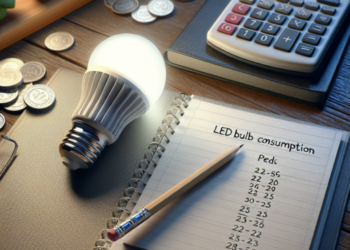 calcular consumo bombilla led